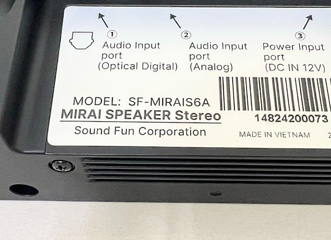 ミライスピーカーステレオ / SF-MIRAIS6