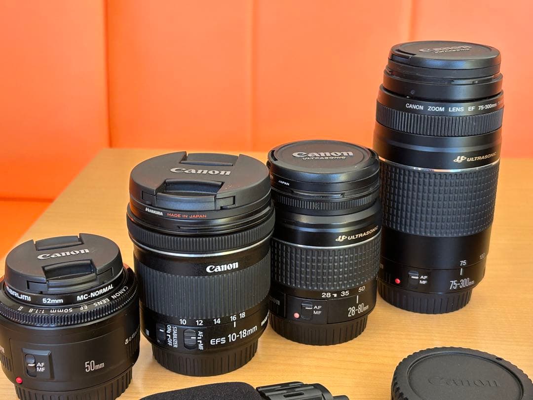 ふ*✨様 Canon EOS kiss x9i レンズ5本セット　美品