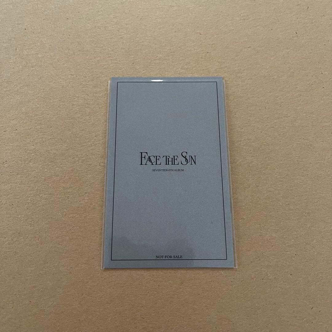 SEVENTEEN ホシ FACE THE SUN ラキドロ トレカ