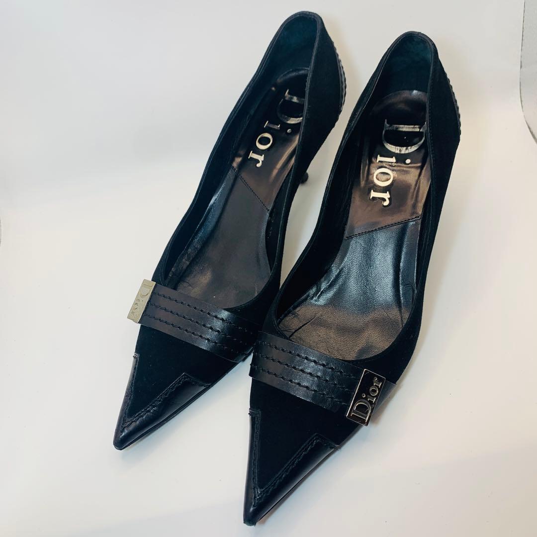 ⭐️美品、クリスチャンディオール ブラック　パンプス 36(23cm)