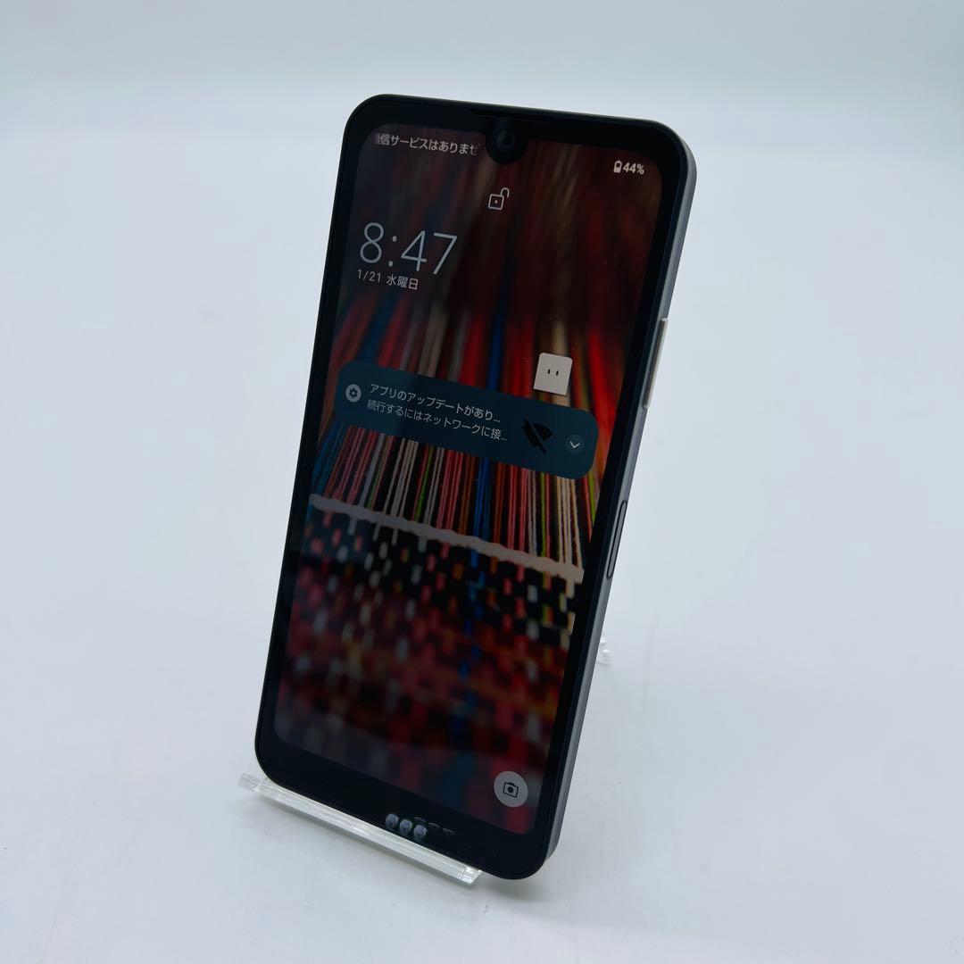 ★花猫★AQUOS wish3 ブラックスマートフォン本体　利用制限⚪︎