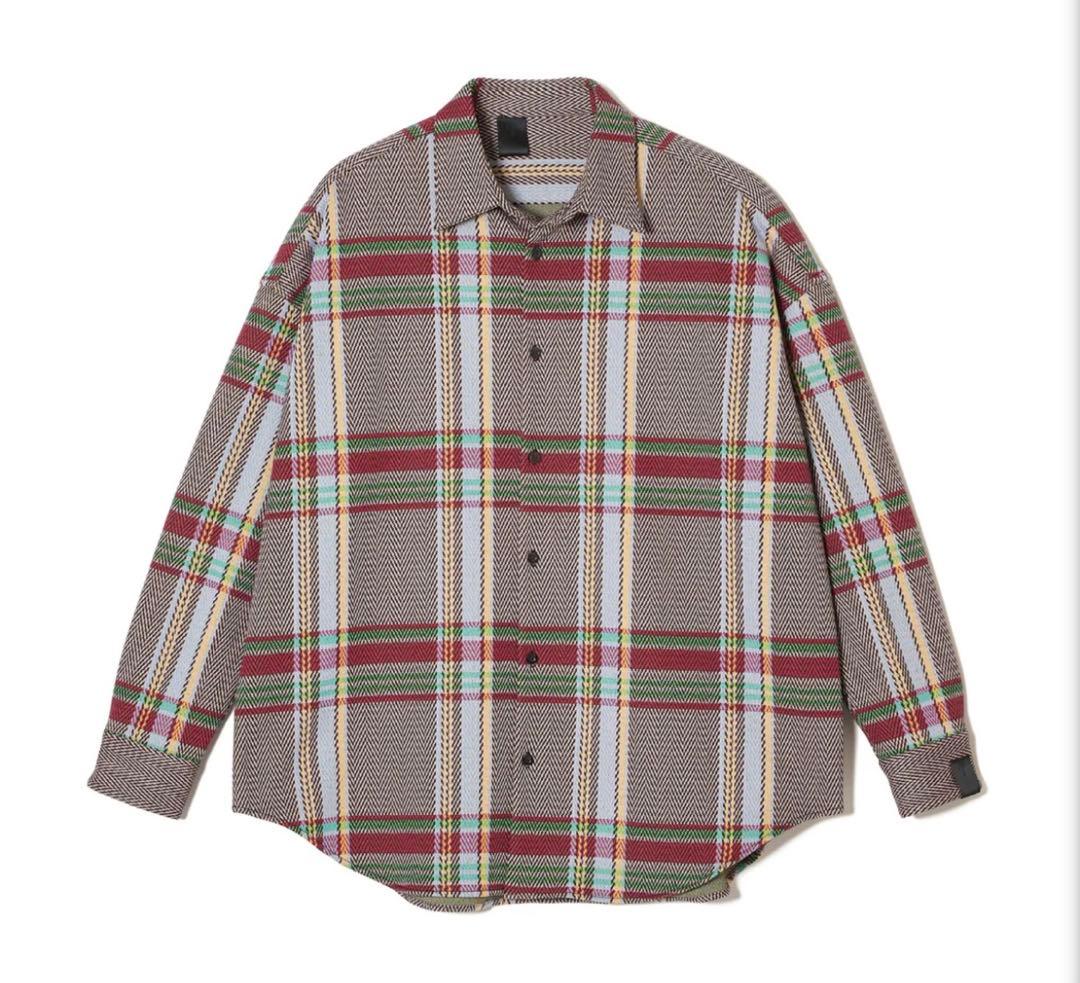 ラ*き様 マルチカラー チェック柄 長袖シャツ