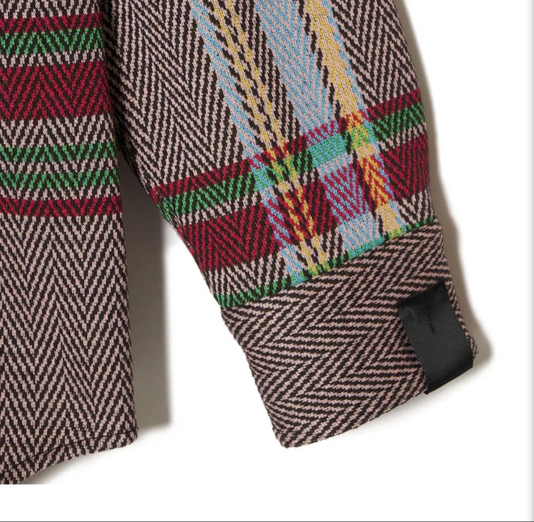 ラ*き様 マルチカラー チェック柄 長袖シャツ