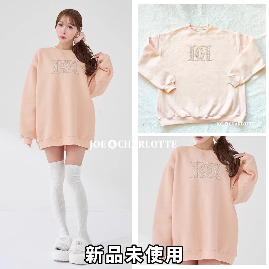 ダーリッチ darich DDロゴビジュースウェットプルオーバー ピンク