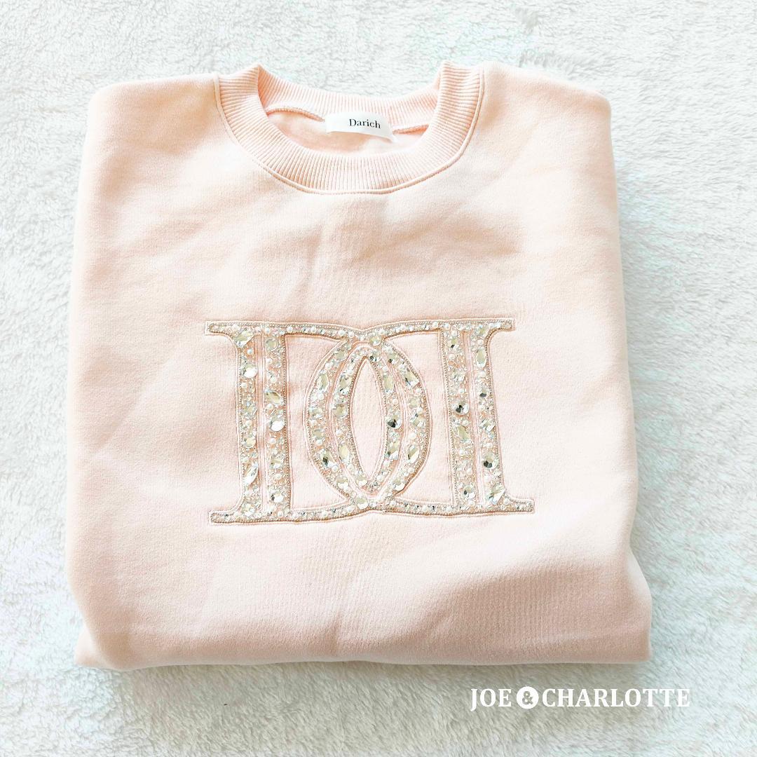 ダーリッチ darich DDロゴビジュースウェットプルオーバー ピンク