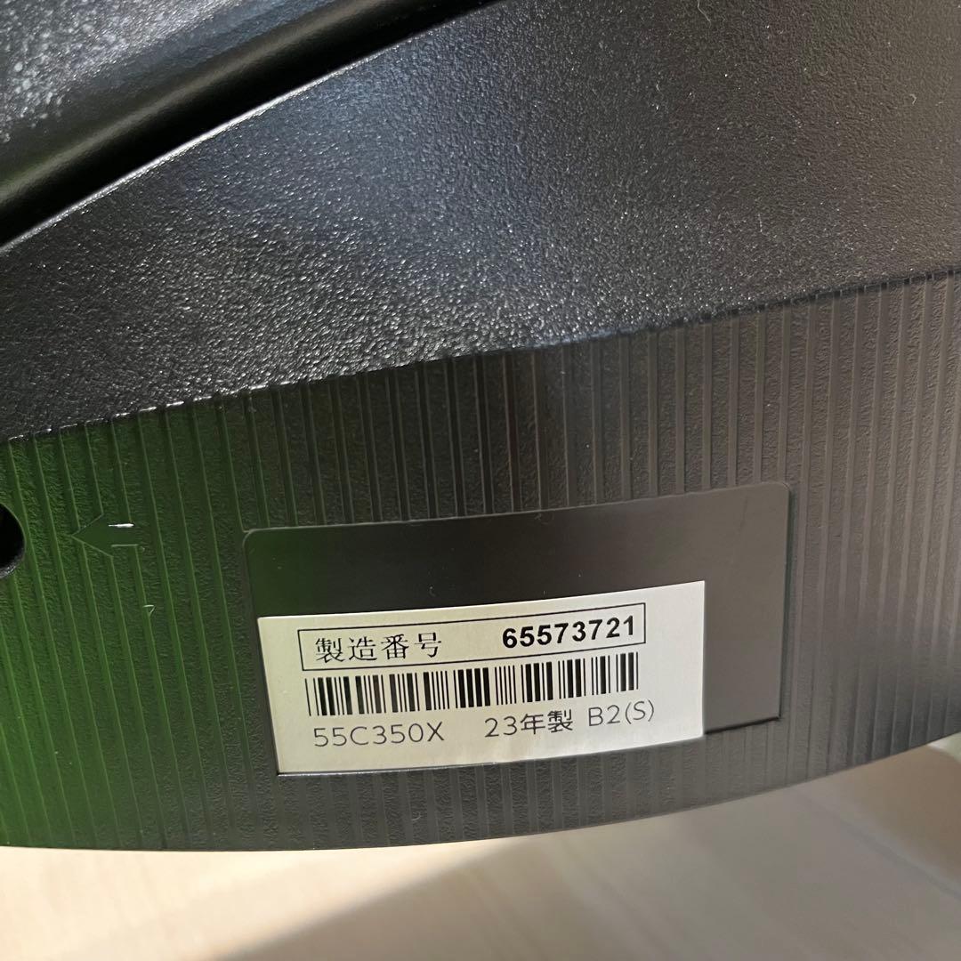 【極美品】2023年製 東芝REGZA 55型 4K 液晶テレビ 55C350X