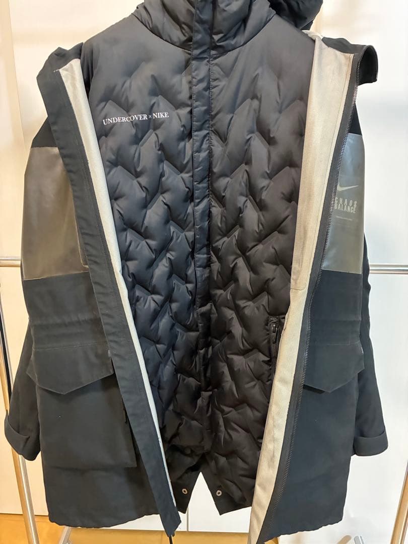【美品】ナイキ　アンダーカバー　レイヤーフィッシュテイルパーカー　コラボ　コート