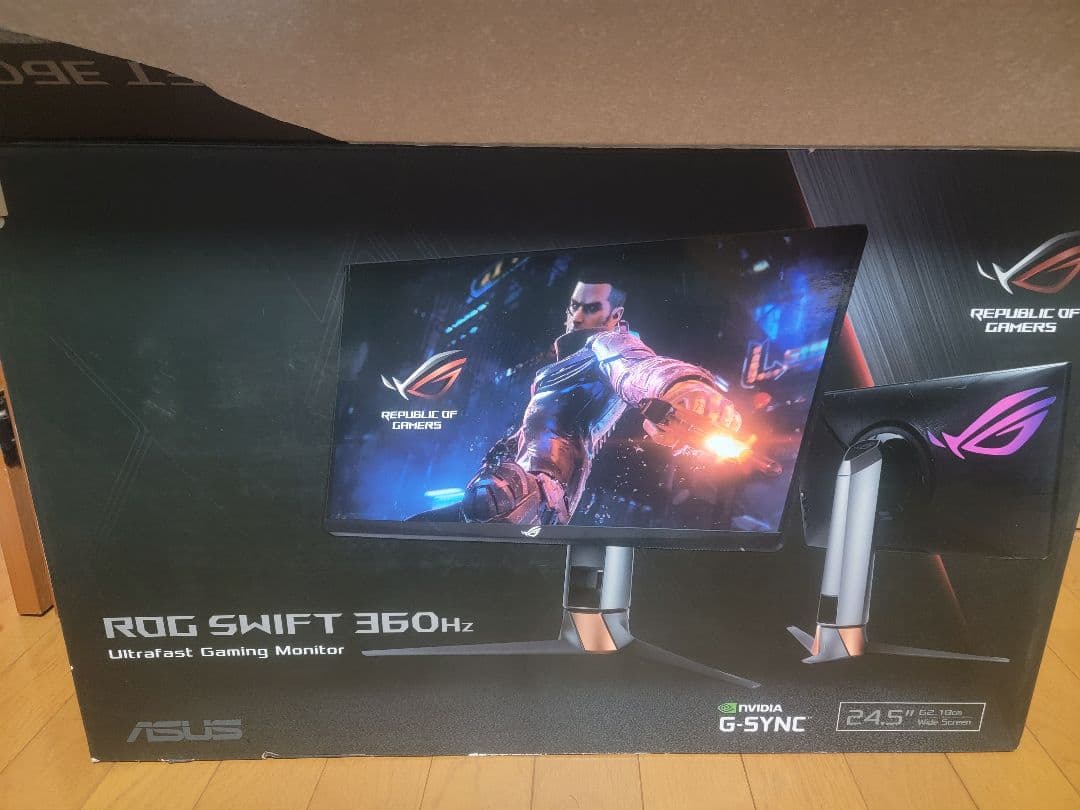 ROG SWIFT PG259QN 360Hz 24.5インチモニター