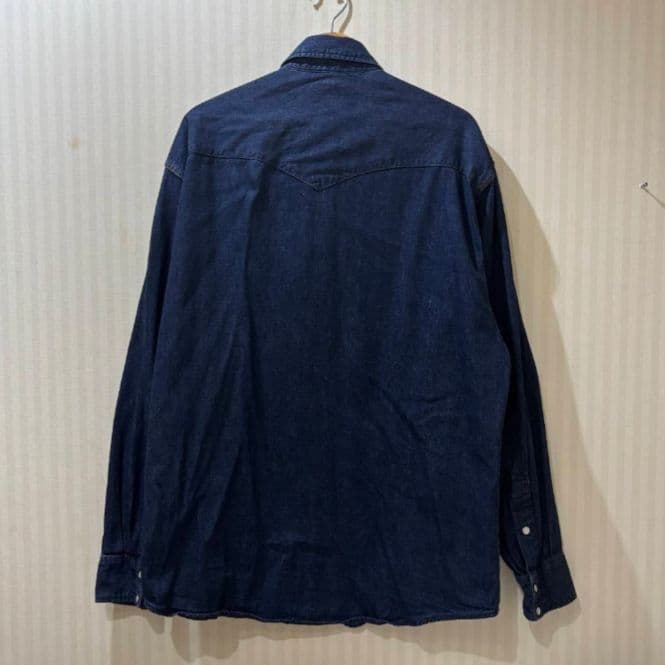 トップス BLUE BLUE - DENIM WESTERN BIG SHIRT