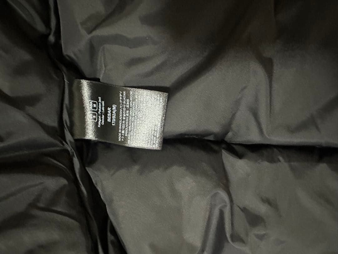 ま*~様 THE NORTH FACE ブラックダウンジャケット