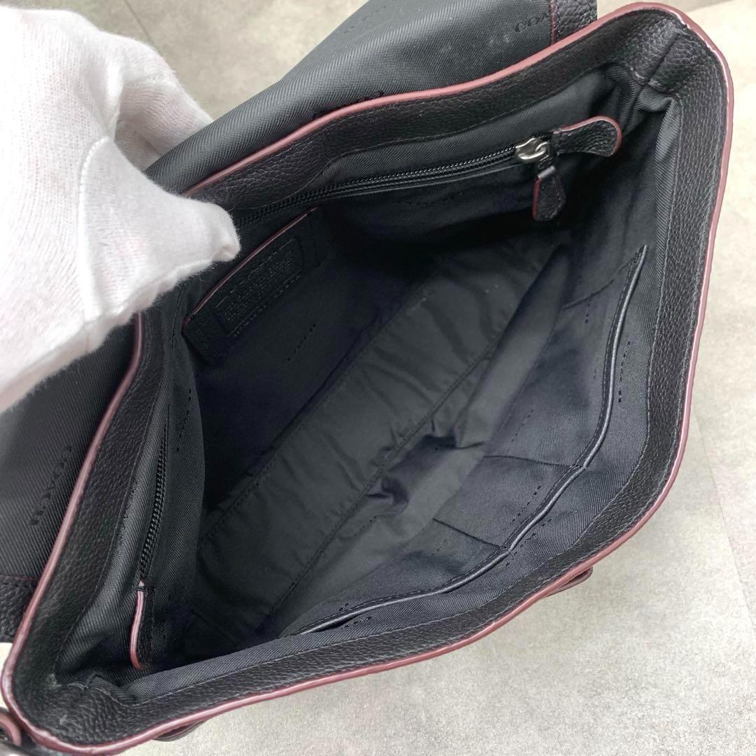 COACH メトロポリタン ソフト ショルダーバッグ メッセンジャーバッグ 黒
