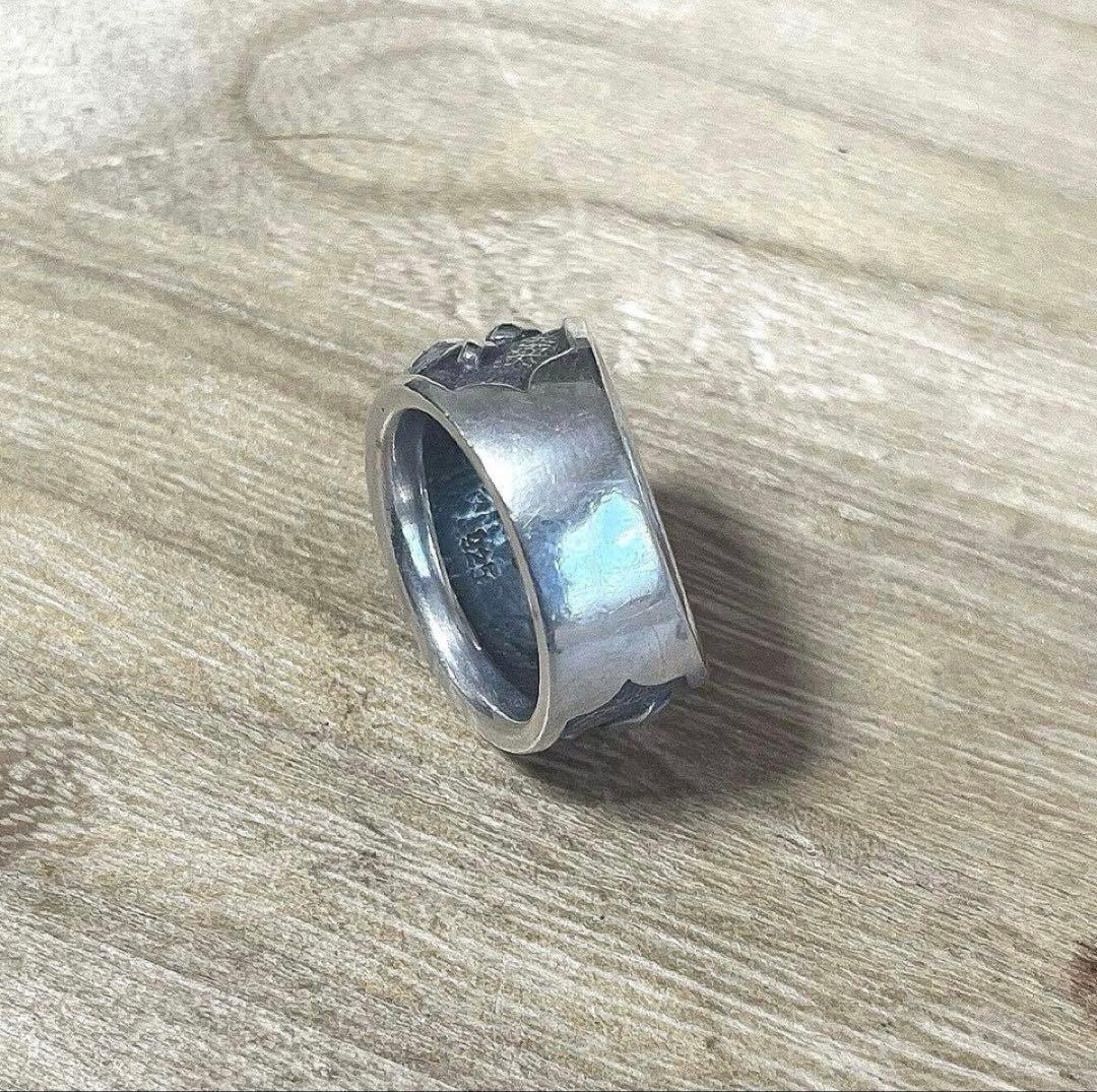 ラヴィッシュ ルーシー アイビー ワイド SILVER リング約18.5〜19号