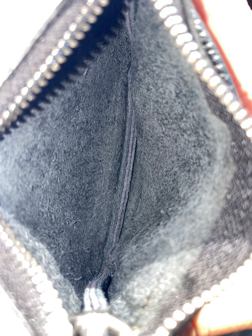 小物 LOMEI Zipper Compact Wallet BLACK