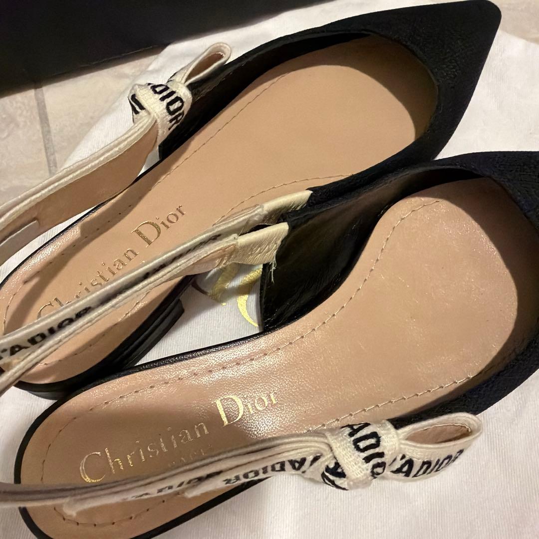 Dior スリングバック ミュール
