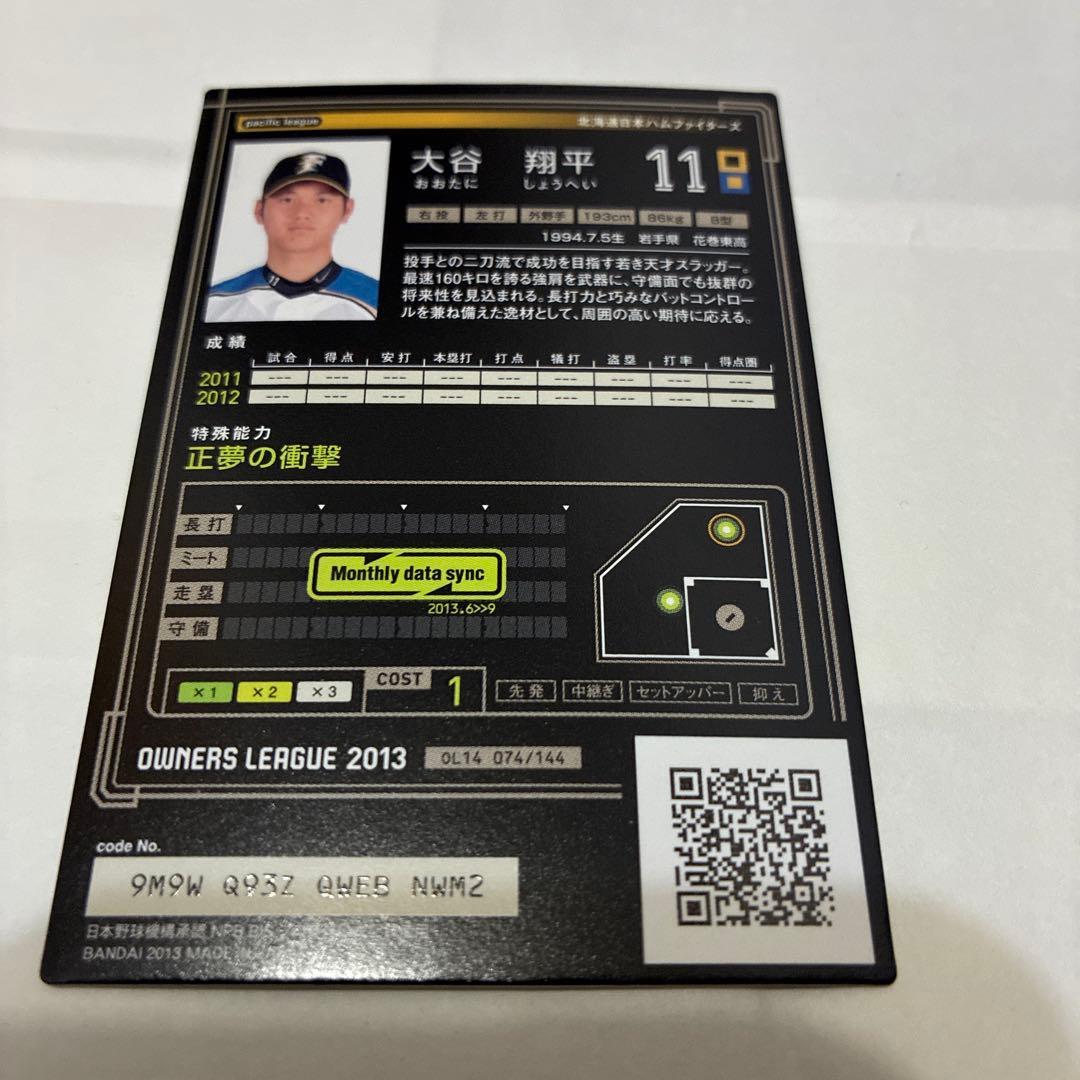 maido専用 大谷翔平　オーナーズリーグ