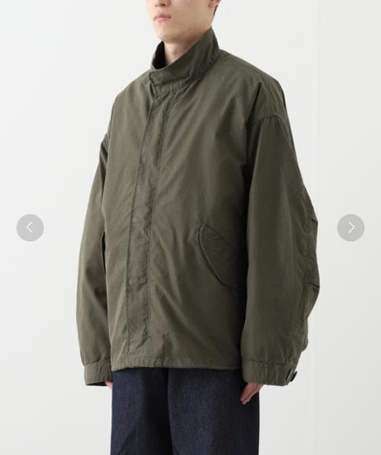 グレー モッズコート ブルゾン+中綿ライナー