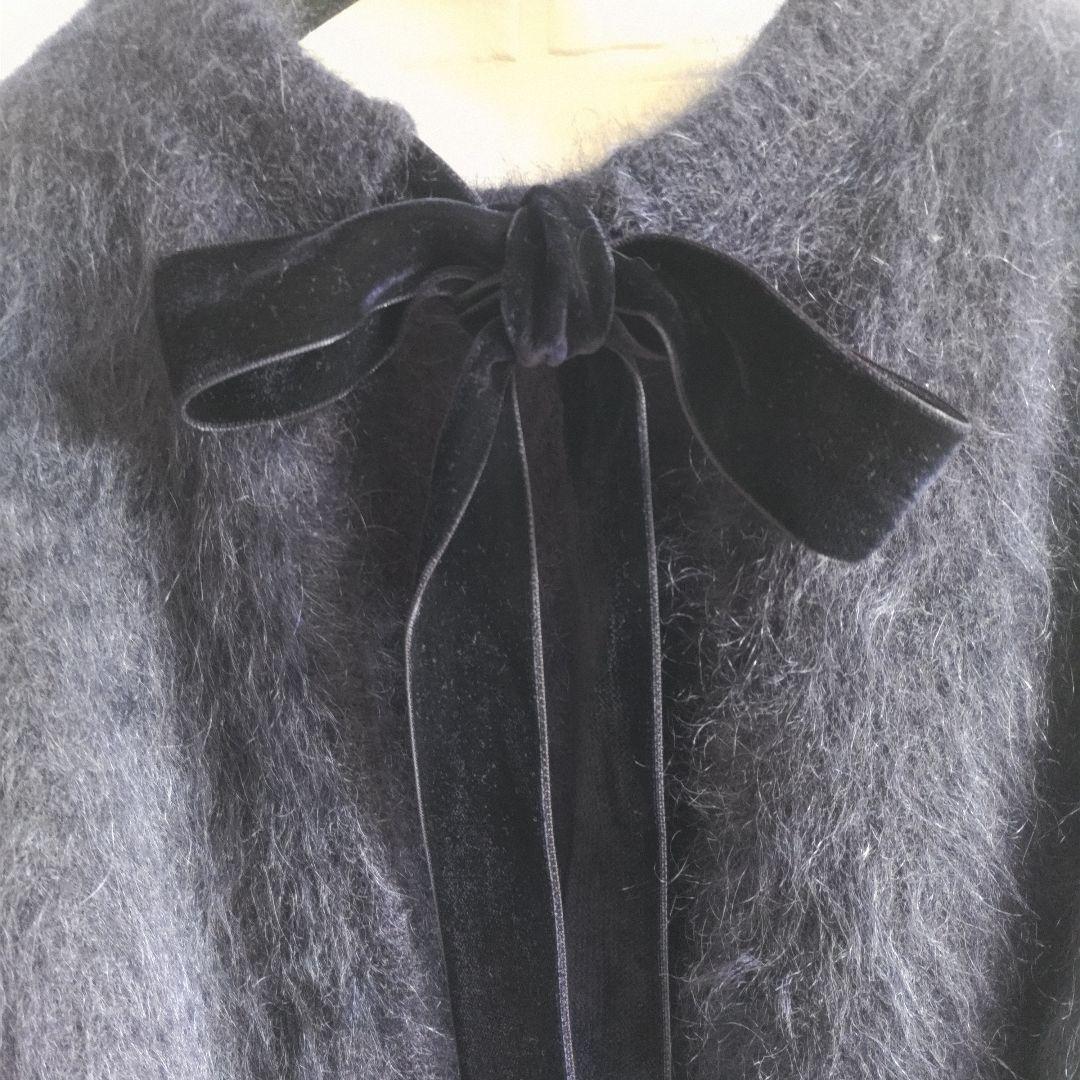 専用✨美品✨bow.a ボウエー　バックリボン　バックオープン　ニット　シャギー