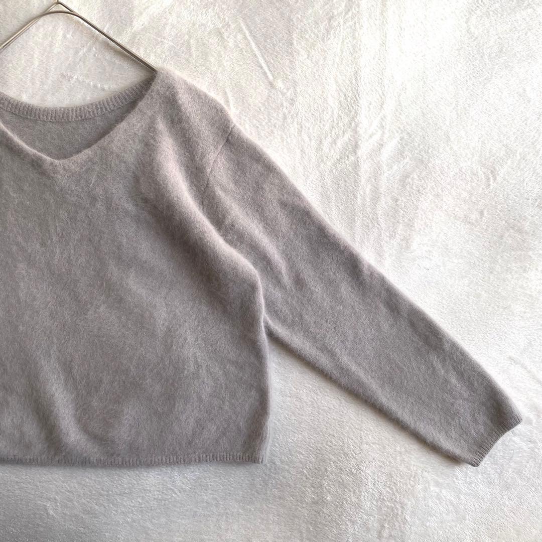 【美品✨】Ballsey ふんわり　フラッフィーヤーン ボートネックプルオーバー