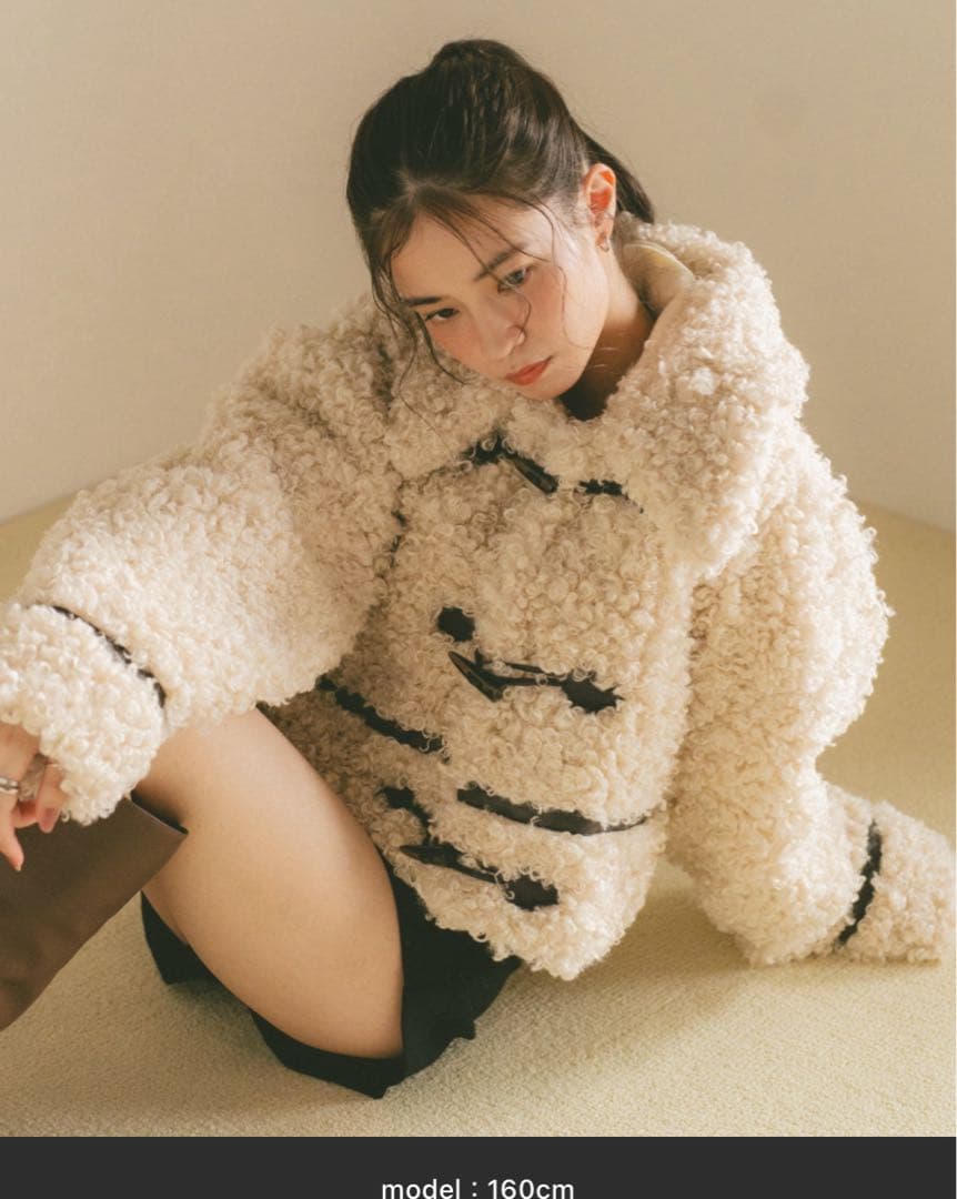 VANNIE U プードルファーダッフルコート