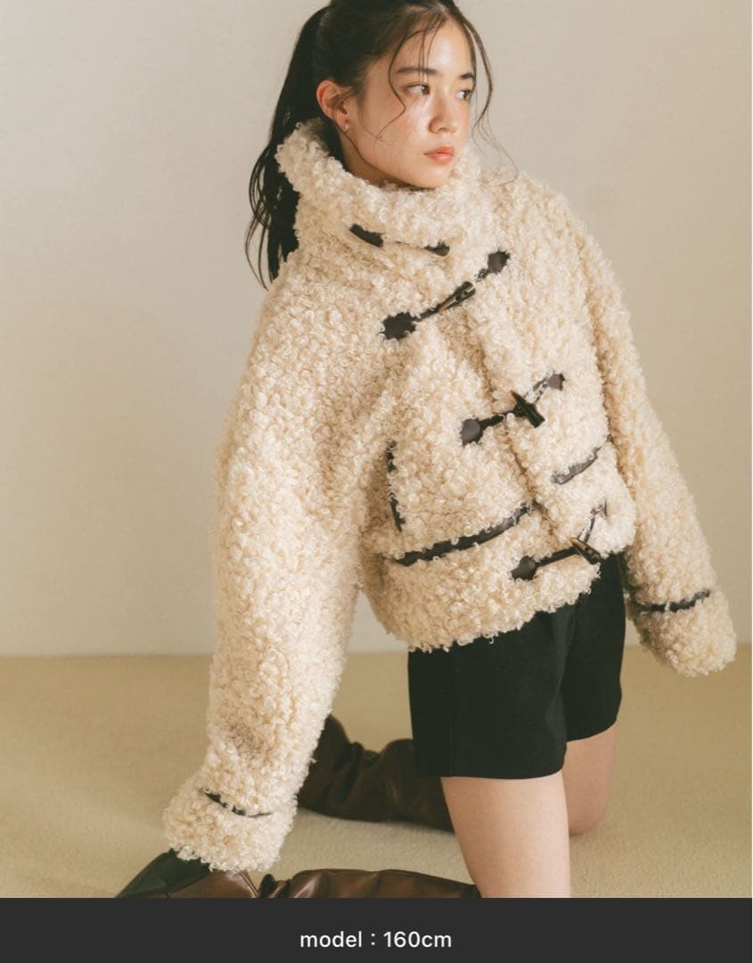 VANNIE U プードルファーダッフルコート