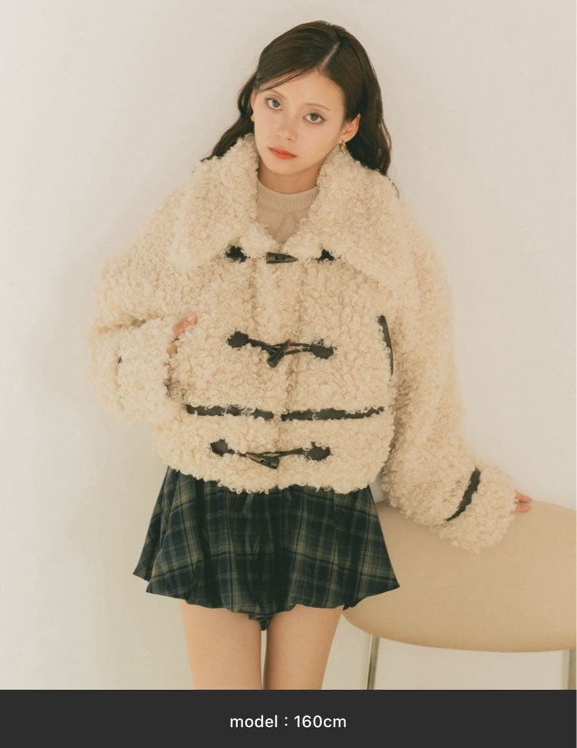 VANNIE U プードルファーダッフルコート