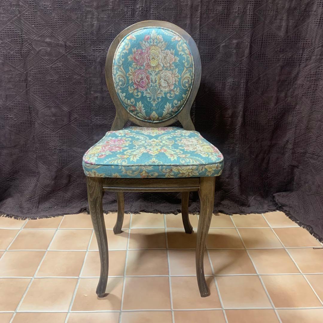 【条件付限定セール中】【極美品】松永工房 チェア 猫脚 ドレッサー椅子 姫系家具
