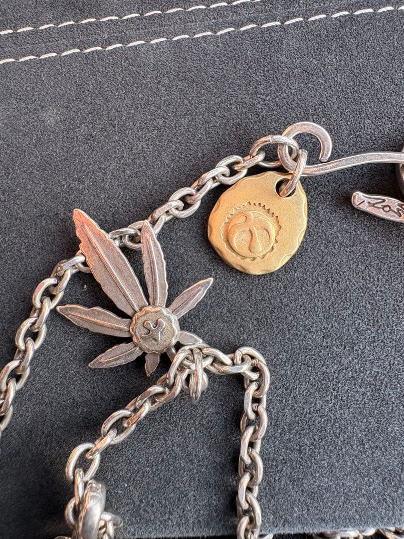 金特大フェザーターコイズ特大フェザー全金太陽中細角チェーン