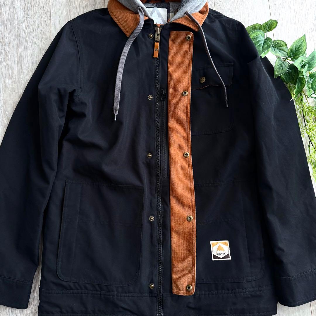 BURTON バートン スノボードウェア ブラック 黒 サーモライト フード