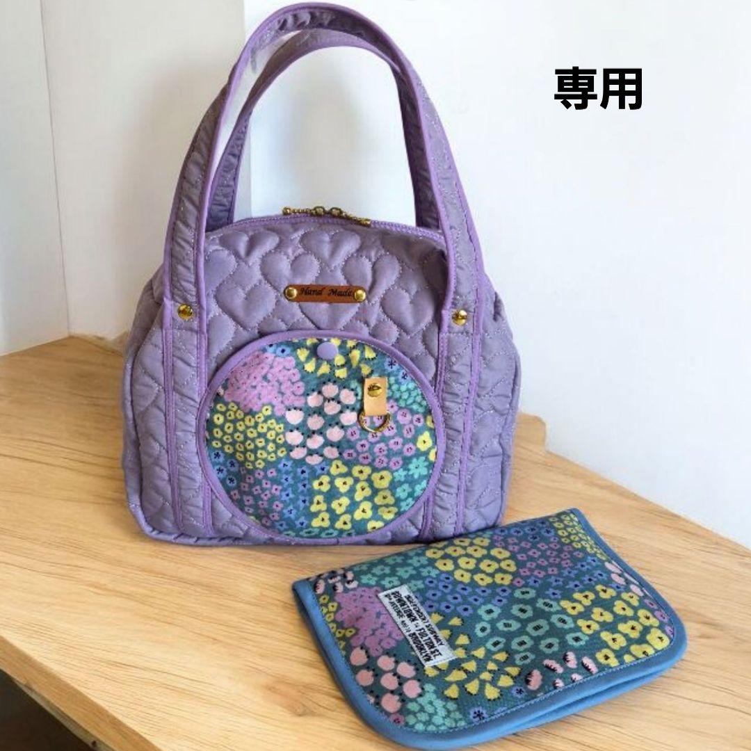 ❣️Ruby ❣️٩(๑❛ᴗ❛๑)۶様　丸型ボストンバッグ(M)　ハンドメイド