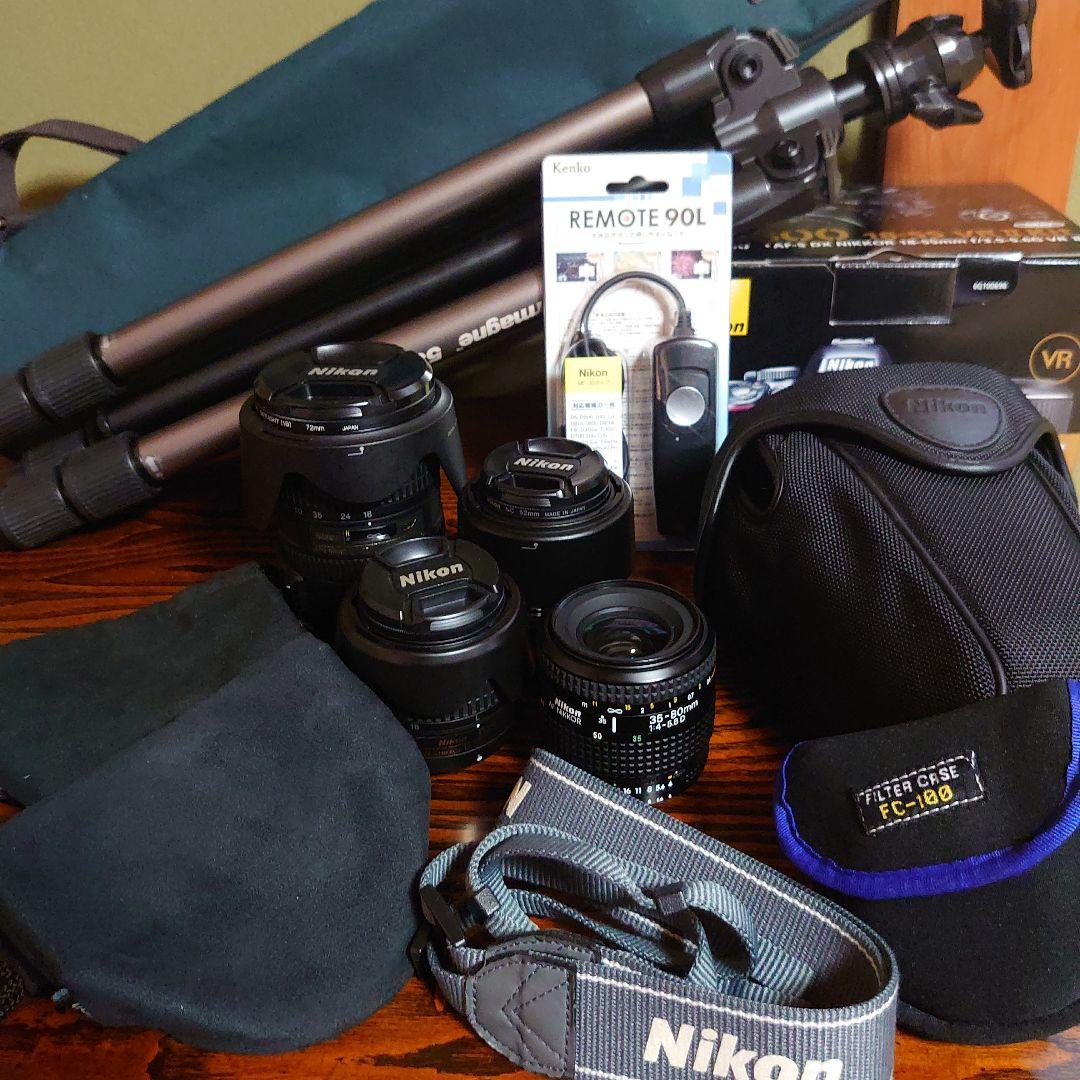 Nikon D5300 レンズセット フィルター 三脚