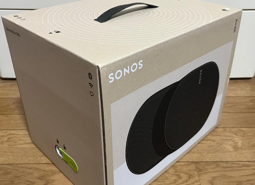 Sonos Era300（ブラック） + 純正Line-In アダプターセット