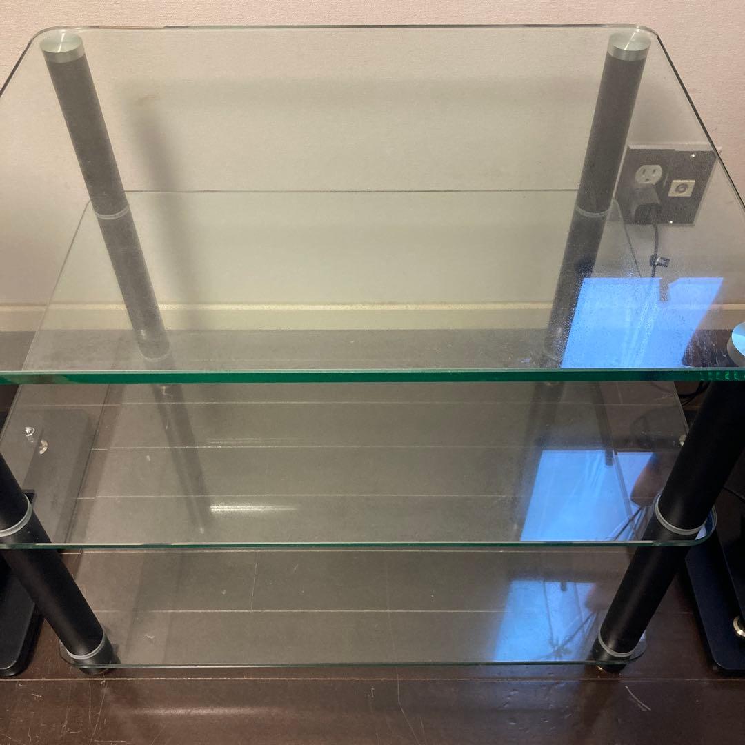 SoundMagic 防弾ガラスハイエンドモデル XS03GB オーディオラック