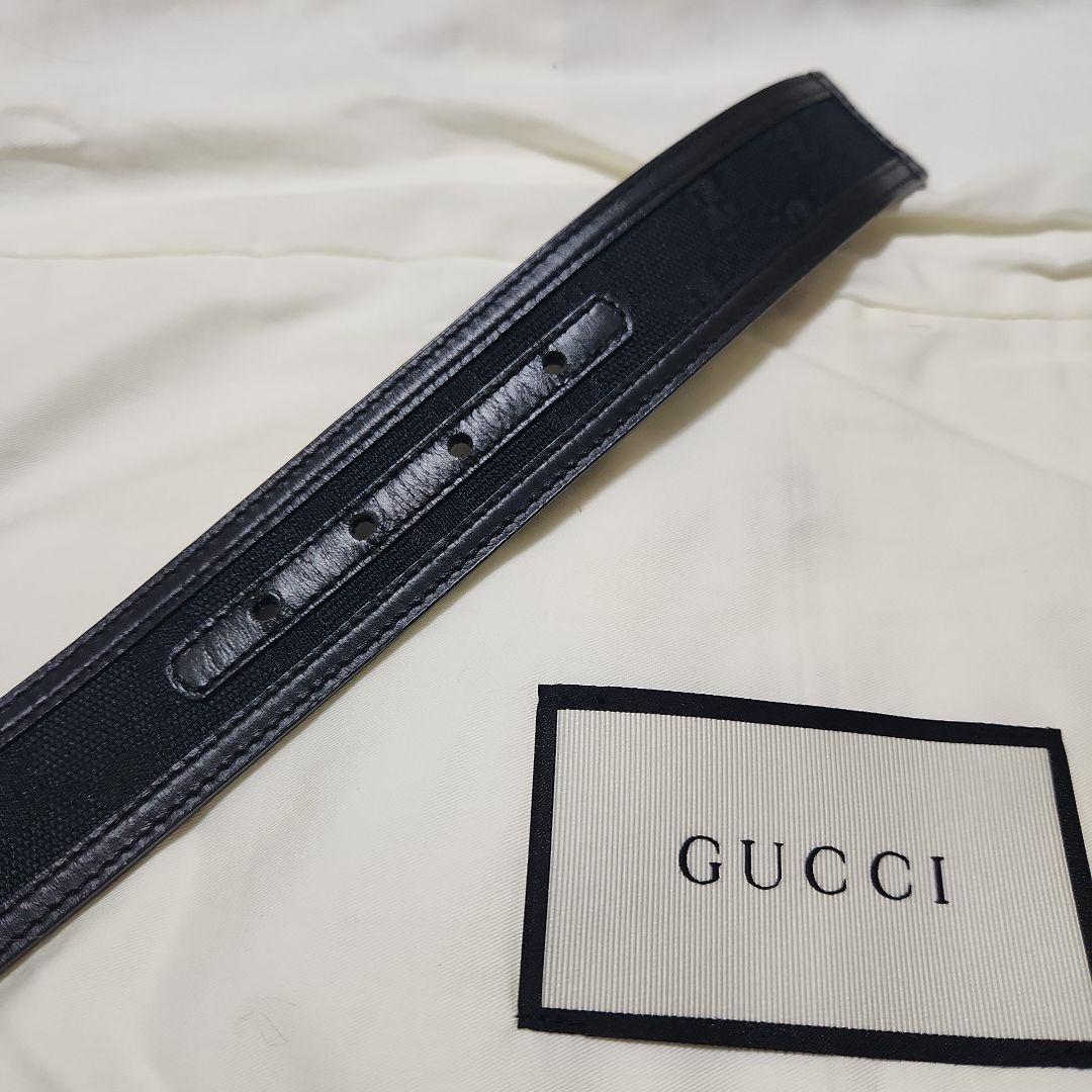 a*様 GUCCI ダブルG レザーベルト 正規品 美品 定番
