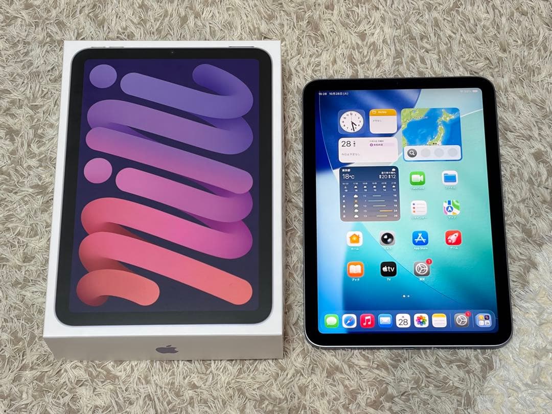 Apple iPad mini 第6世代 Wi-Fi パープル 256GB 美品