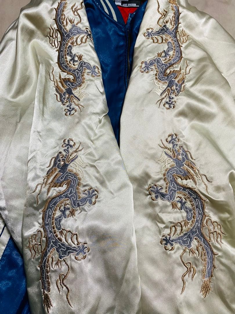 JUNGLE STORM 美品 日本製 スカジャン ドラゴン刺繍 限定版