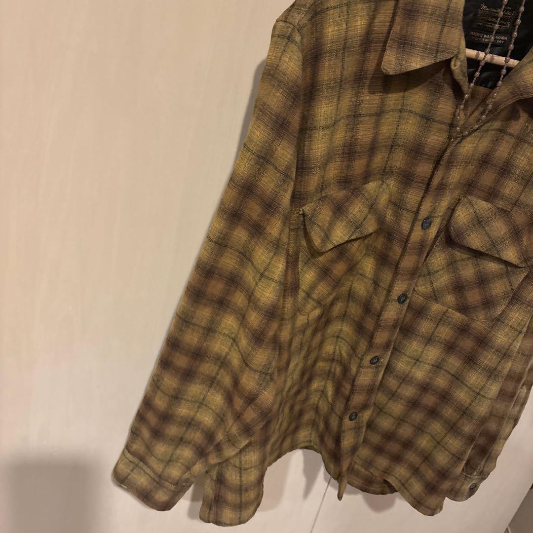 40s〜50s Sears The Men’s Store ウールシャツ黒金タグ