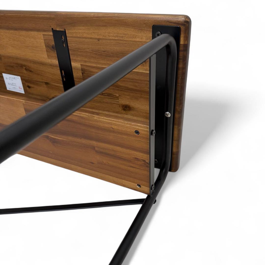 【廃盤】ウニコ　SWELLA カウンターテーブル　アカシア材 アイアン　W110