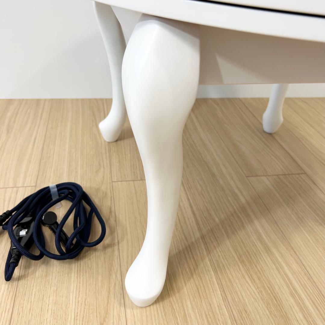 美品❗️ Francfranc こたつ 猫脚テーブル 白 ホワイト