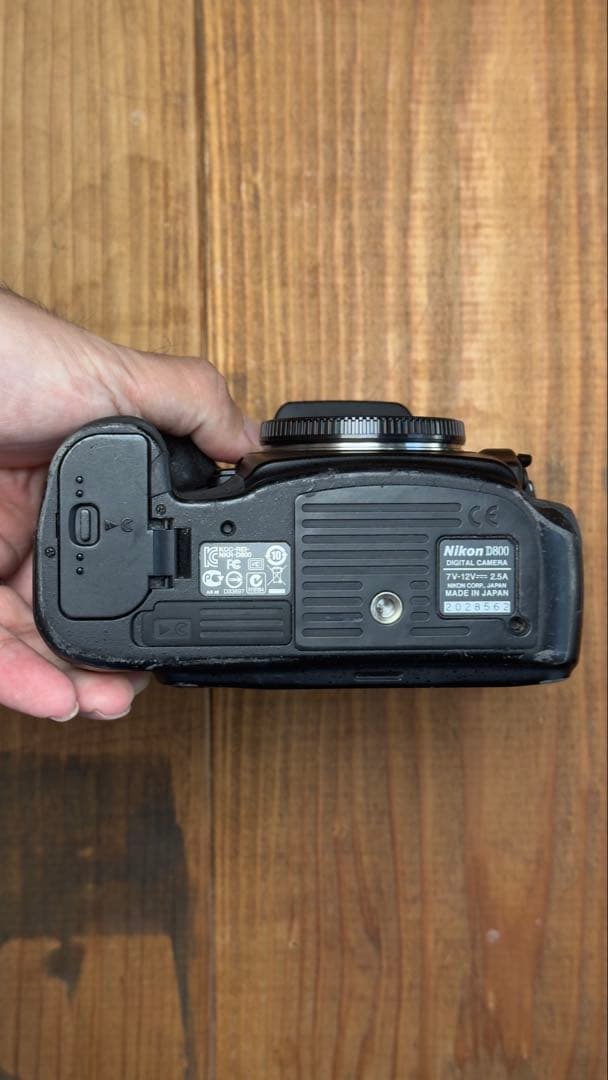 シャッター回数16155回　Nikon D800＋レンズ4本セット