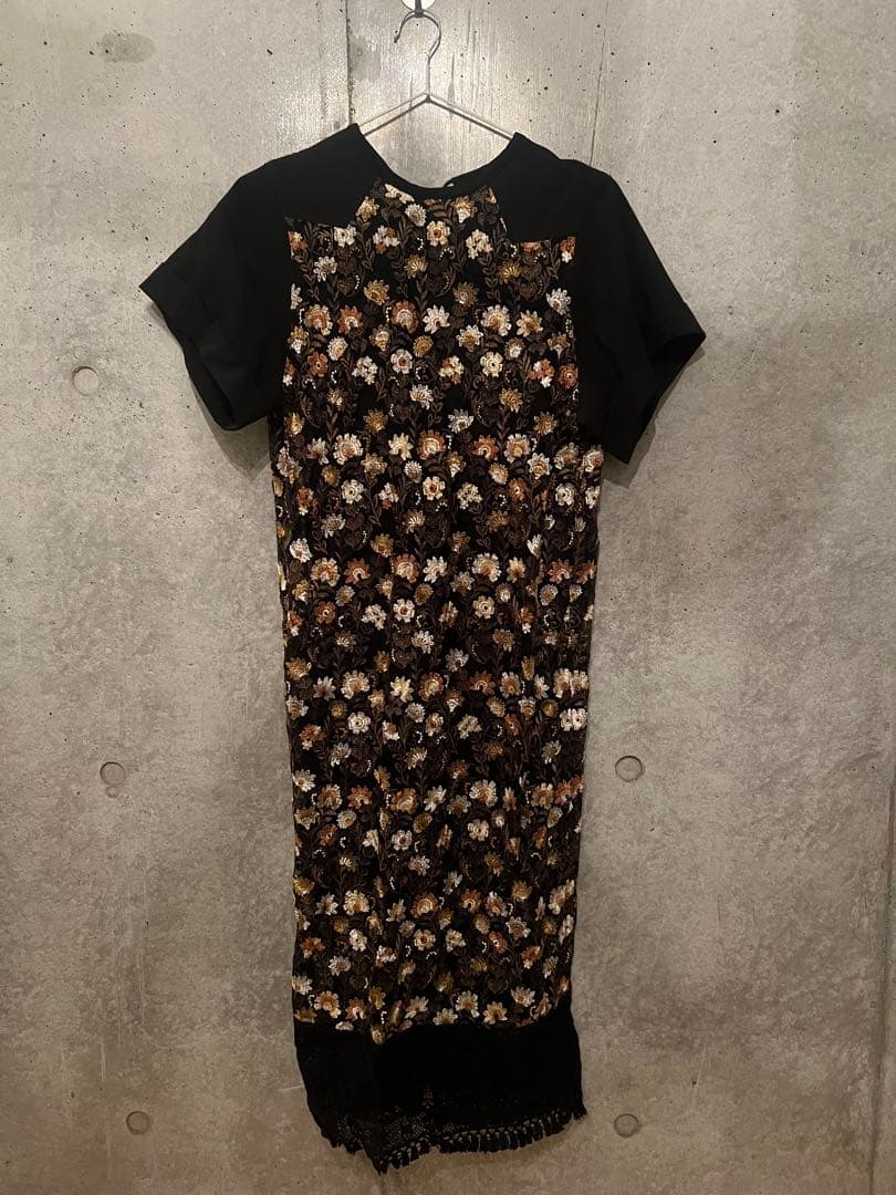 LOKITHO 花柄刺繍ワンピース