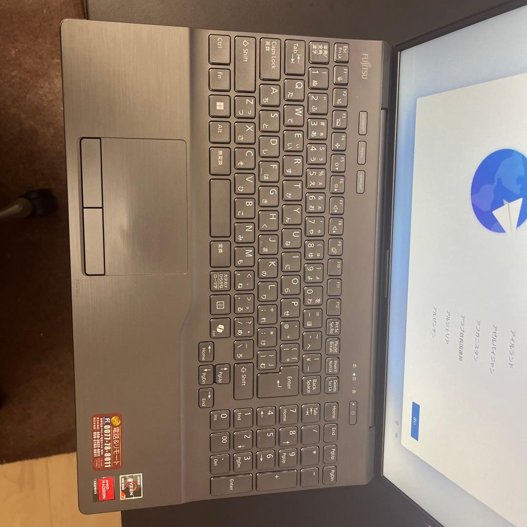 【極美品】ノートパソコン 富士通FMV LIFEBOOK FMVA52J3BB