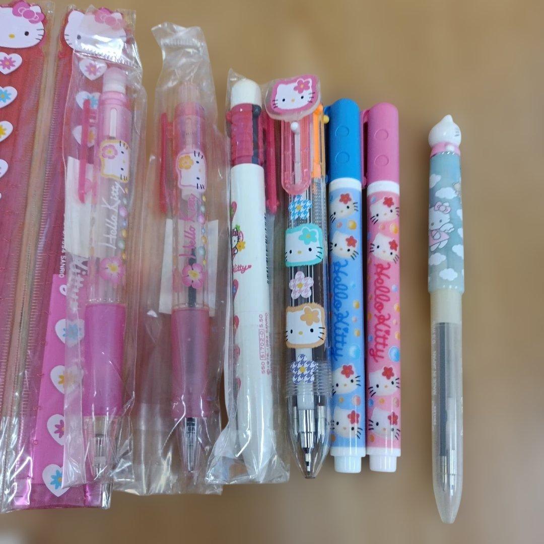 当時物　平成レトロ　サンリオ　文房具　まとめ売り　ハローキティ　おさるのもんきち
