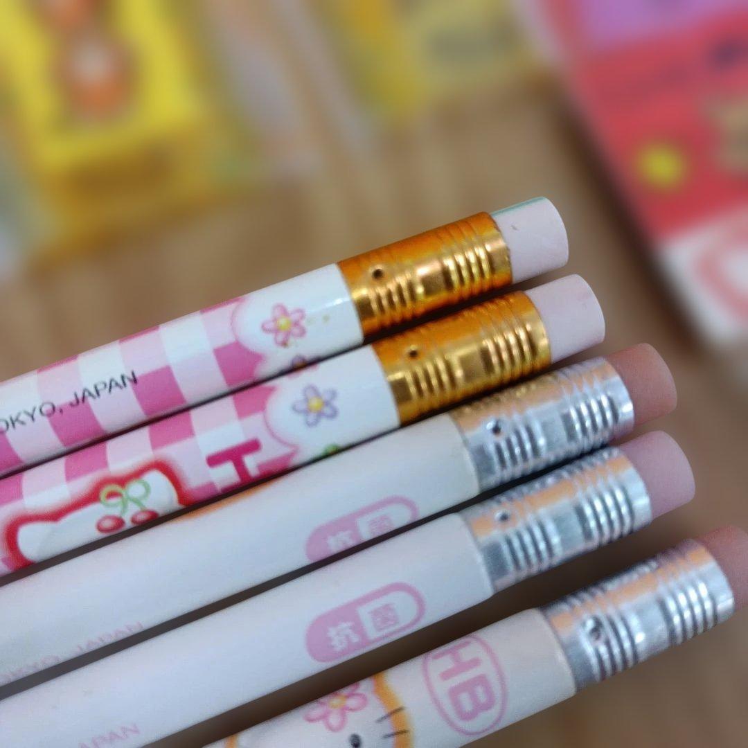 当時物　平成レトロ　サンリオ　文房具　まとめ売り　ハローキティ　おさるのもんきち