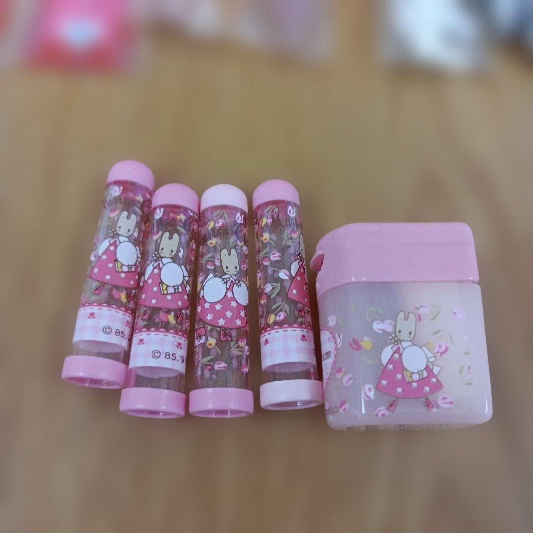 当時物　平成レトロ　サンリオ　文房具　まとめ売り　ハローキティ　おさるのもんきち