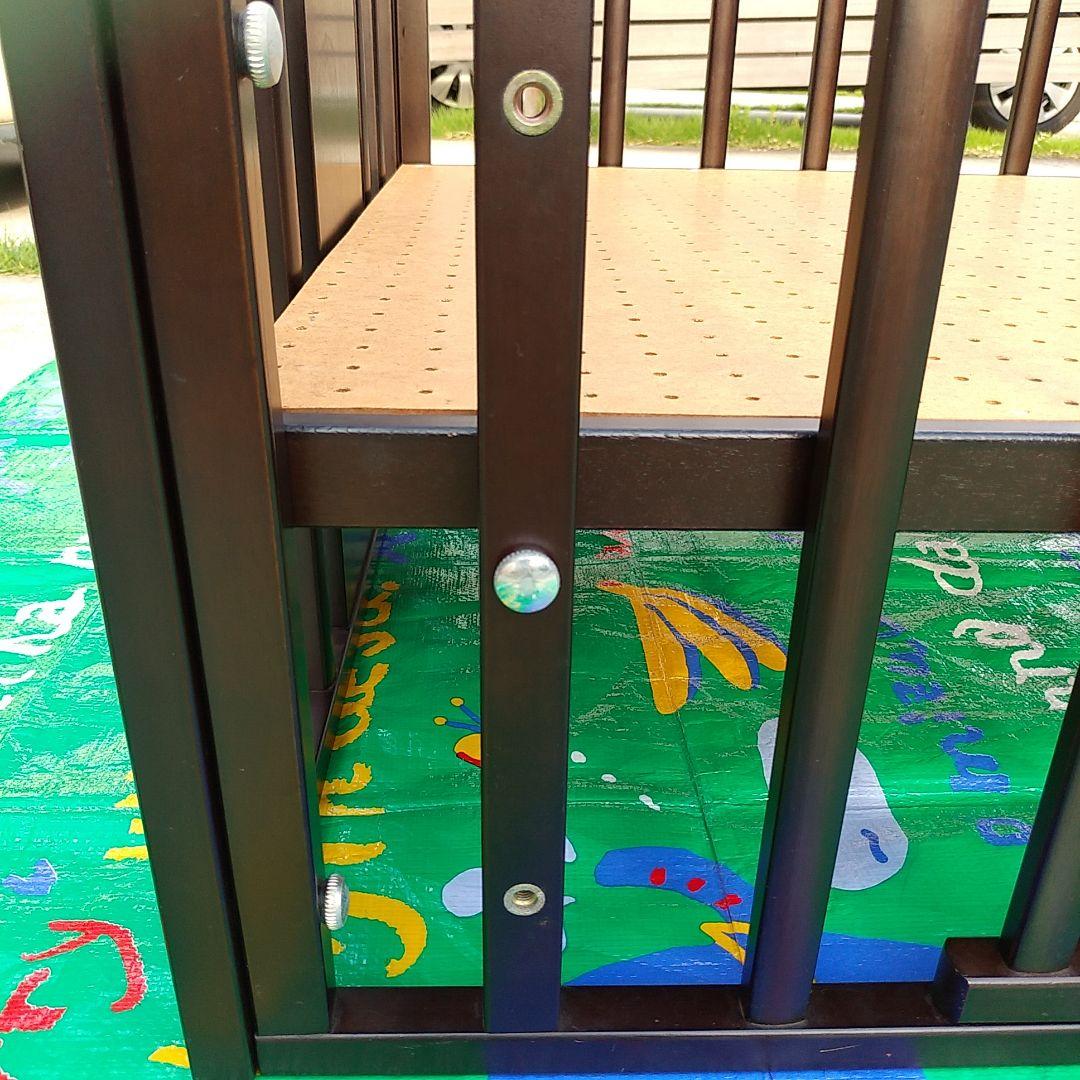 ベビーベッド　木製　中古