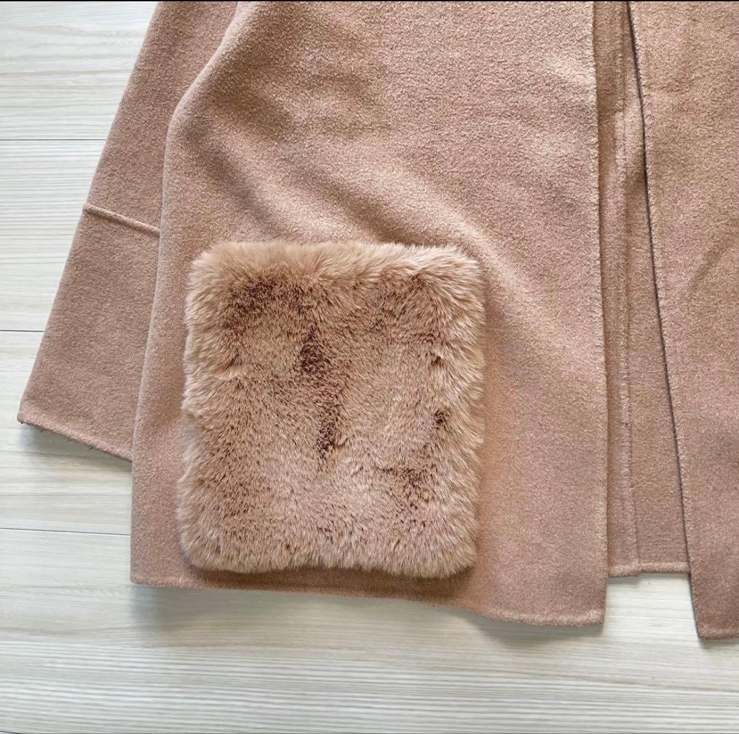 限定セール(^^)MilaOwen 2WAYファーポケットリバーコート