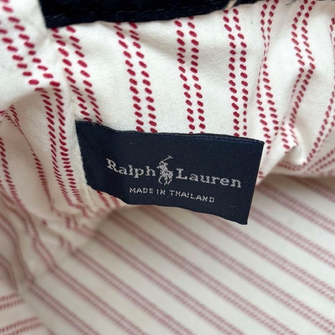 美品◎ラルフローレン 肩かけ可 ボストンバッグ 大型トート ポニー 花柄 男女可