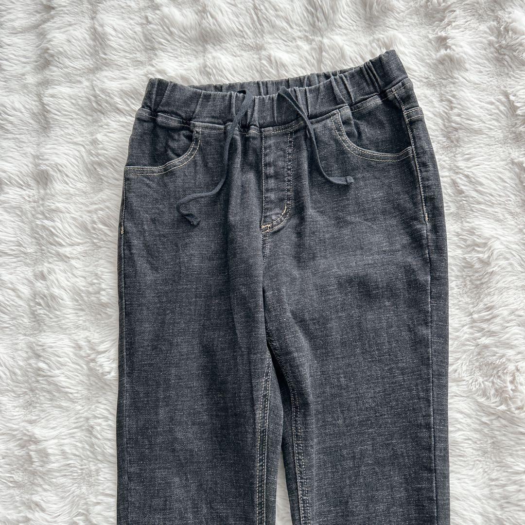 ビアズリー★ デニムパギンス（紐付き）　ブラック