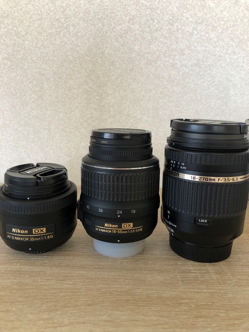 Nikon D5200 デジタル一眼レフカメラレンズ3本付き