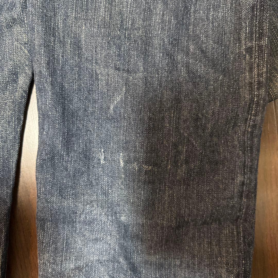 白刺繍 スイカ耳 エビス デニム サイズ30